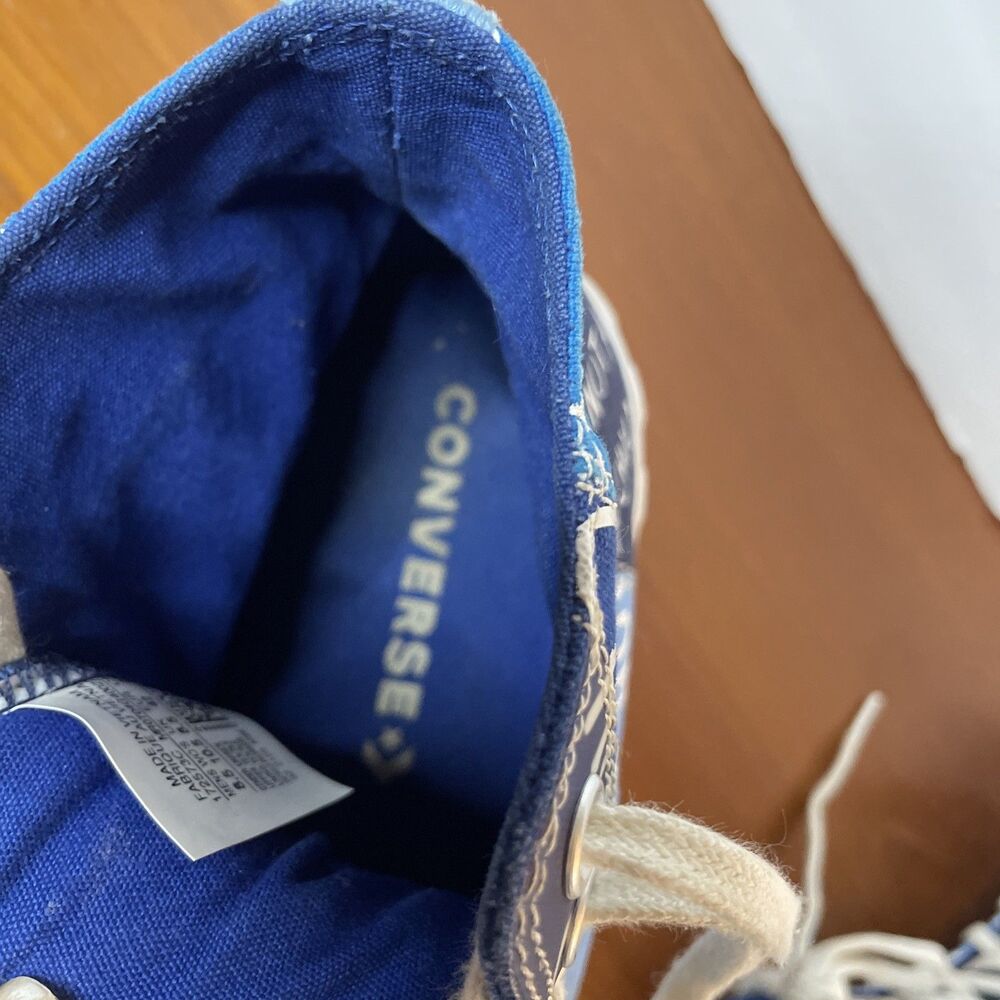 Converse Unt1Tl3D High Not A Chuck University  Sneakers Woman’s 10.5, Men 8.5 - Picture 9 of 11